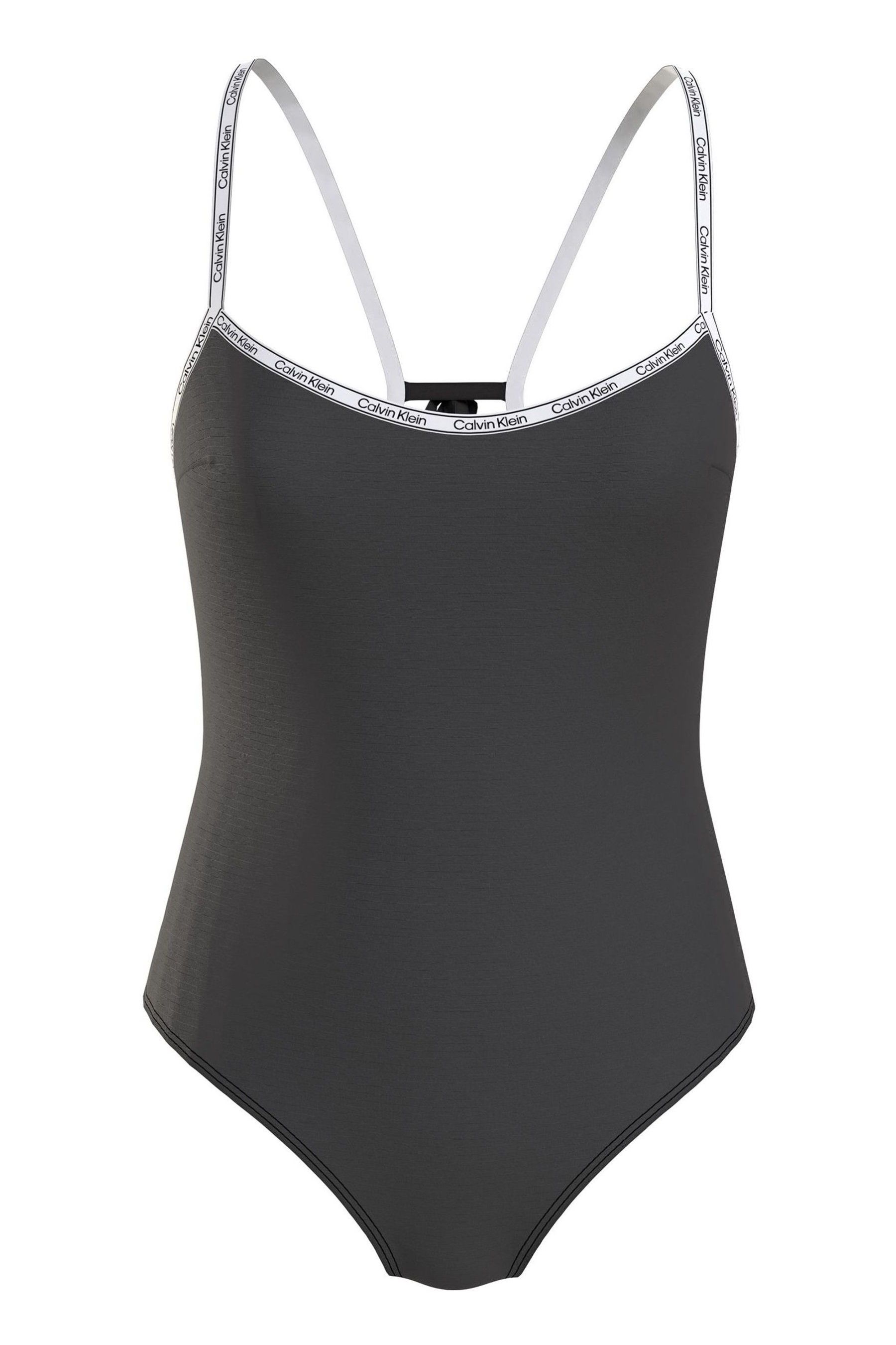 Buy Calvin Klein Core Black Logo Tape Scoop Bikini from Next Austria