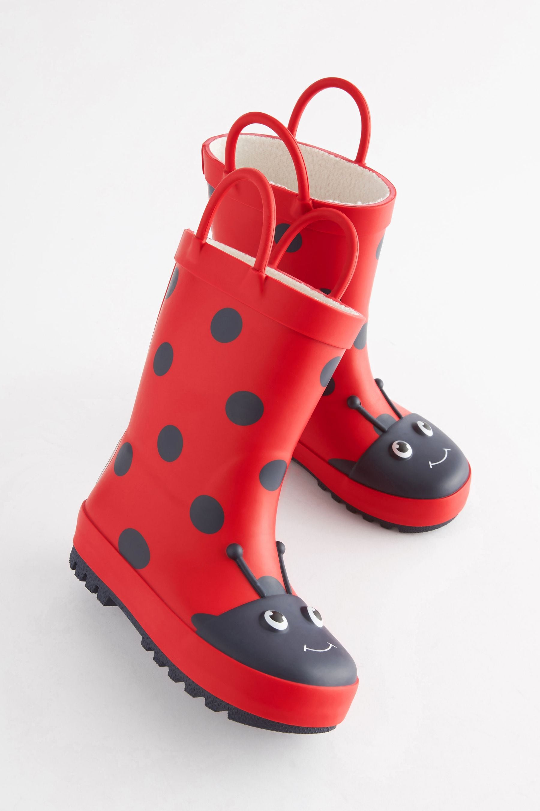 Red kids wellies hotsell