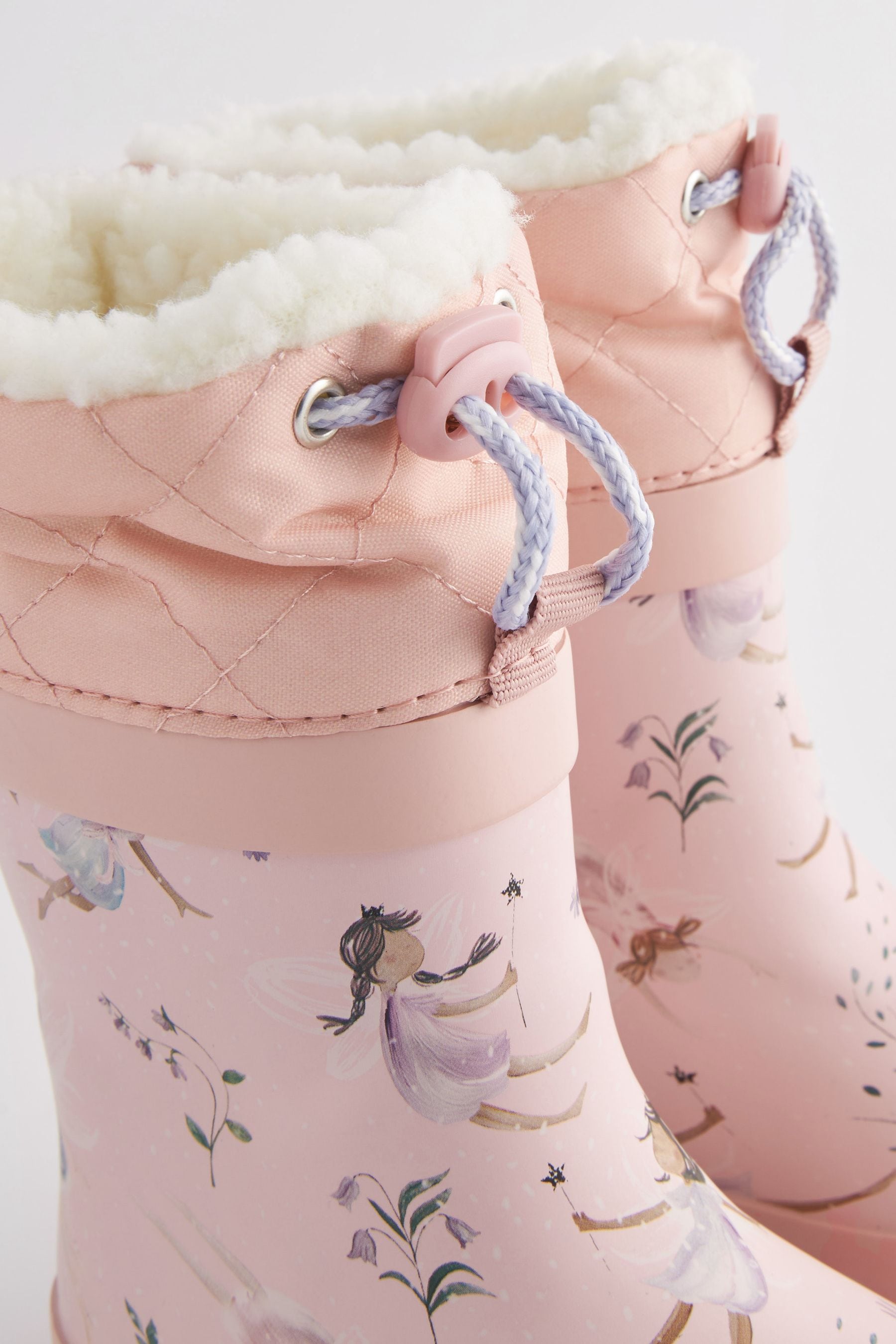 Buy Pink Fairy Thermal Thinsulate Lined Cuff Wellies from Next Belgium