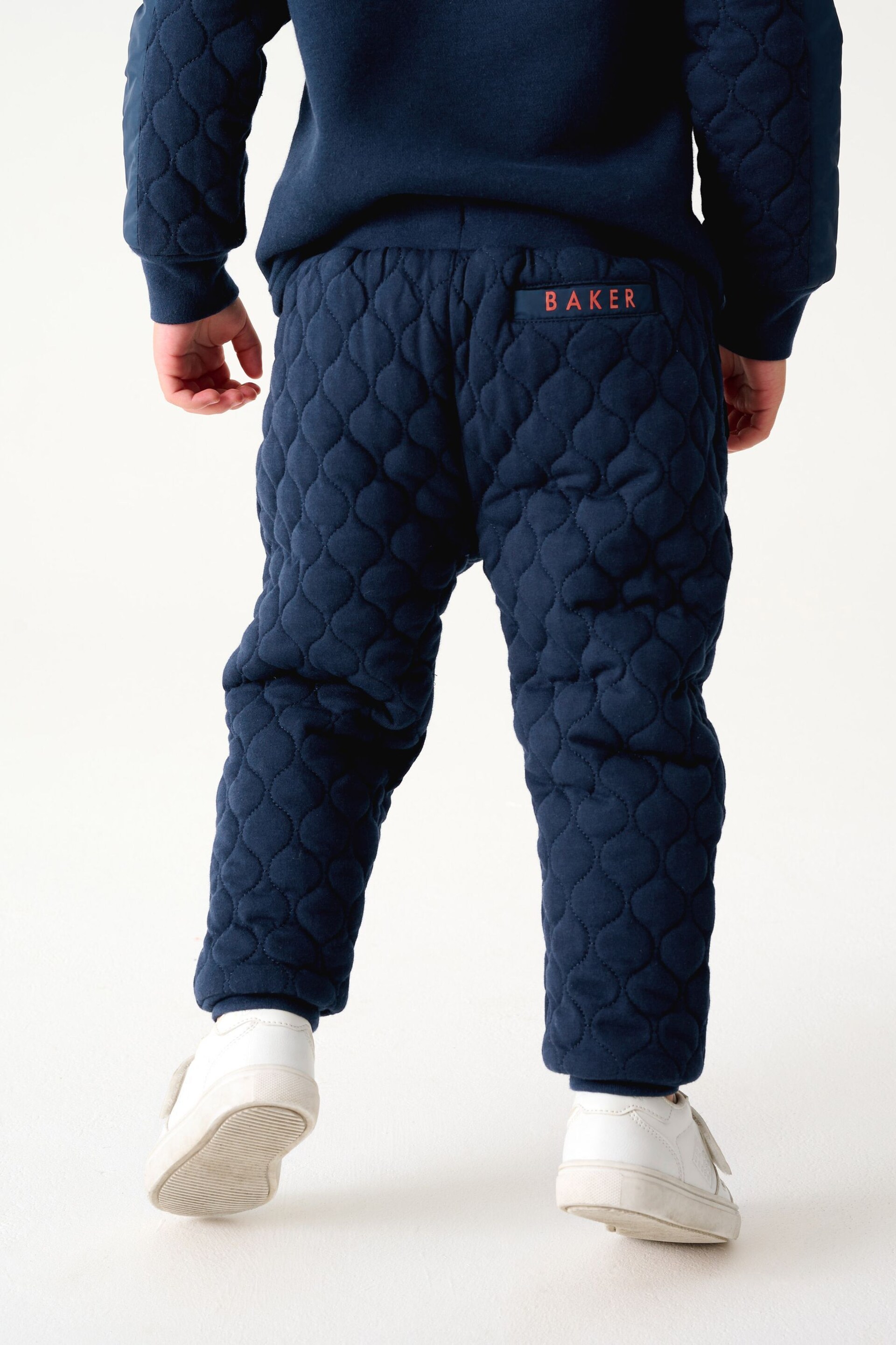 Baker by Ted Baker (0-6yrs) Quilted Sweater and Jogger Set - Image 12 of 13