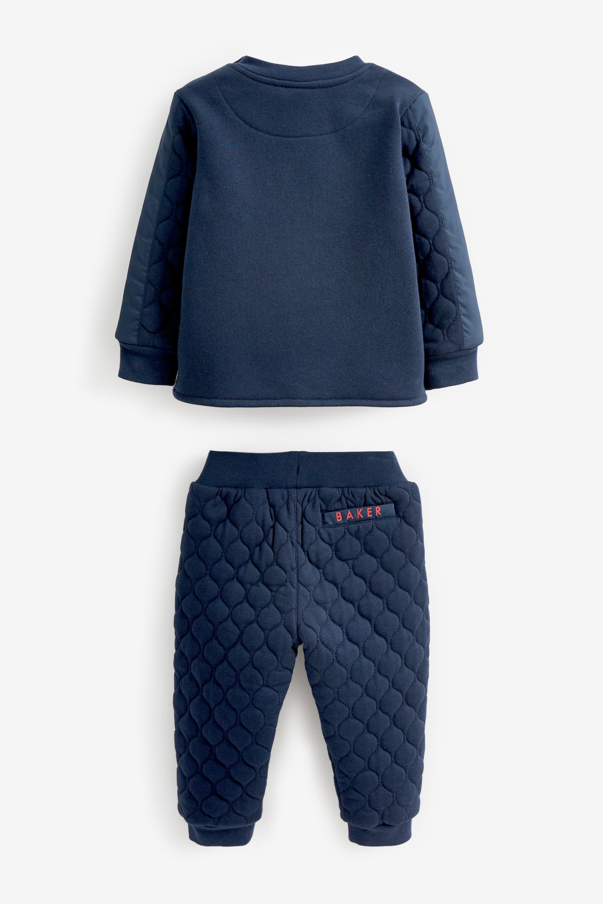 Baker by Ted Baker (0-6yrs) Quilted Sweater and Jogger Set - Image 2 of 13