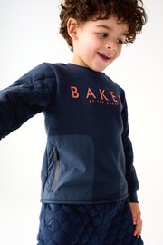 Baker by Ted Baker (0-6yrs) Quilted Sweater and Jogger Set - Image 9 of 13