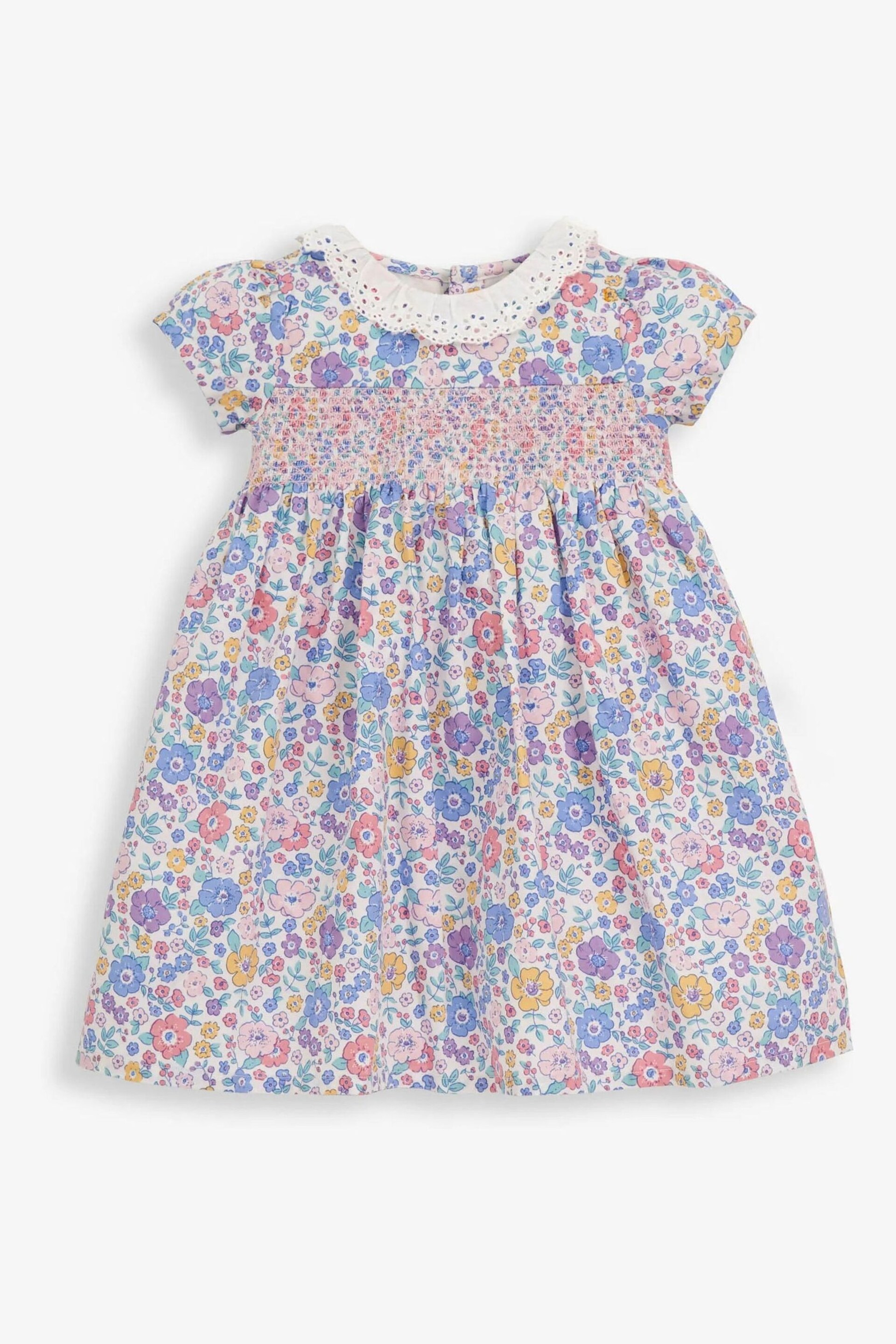 JoJo Maman Bébé Meadow Frill Collar Party Dress - Image 3 of 8