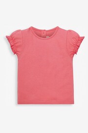 JoJo Maman Bébé Dusky Pink Pretty T-Shirt - Image 1 of 1