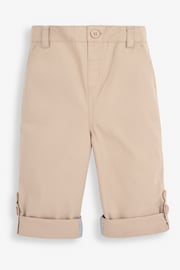 JoJo Maman Bébé Natural Twill Convertible Chinos - Image 3 of 5