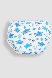 JoJo Maman Bébé Blue Turtle Swim Nappy - Image 2 of 3