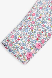 JoJo Maman Bébé Summer Ditsy Floral & Pink 2-Pack Leggings - Image 5 of 5