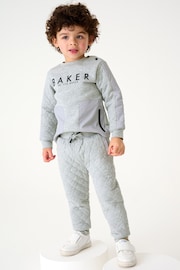 Baker by Ted Baker (0-6yrs) Quilted Sweater and Jogger Set - Image 6 of 10