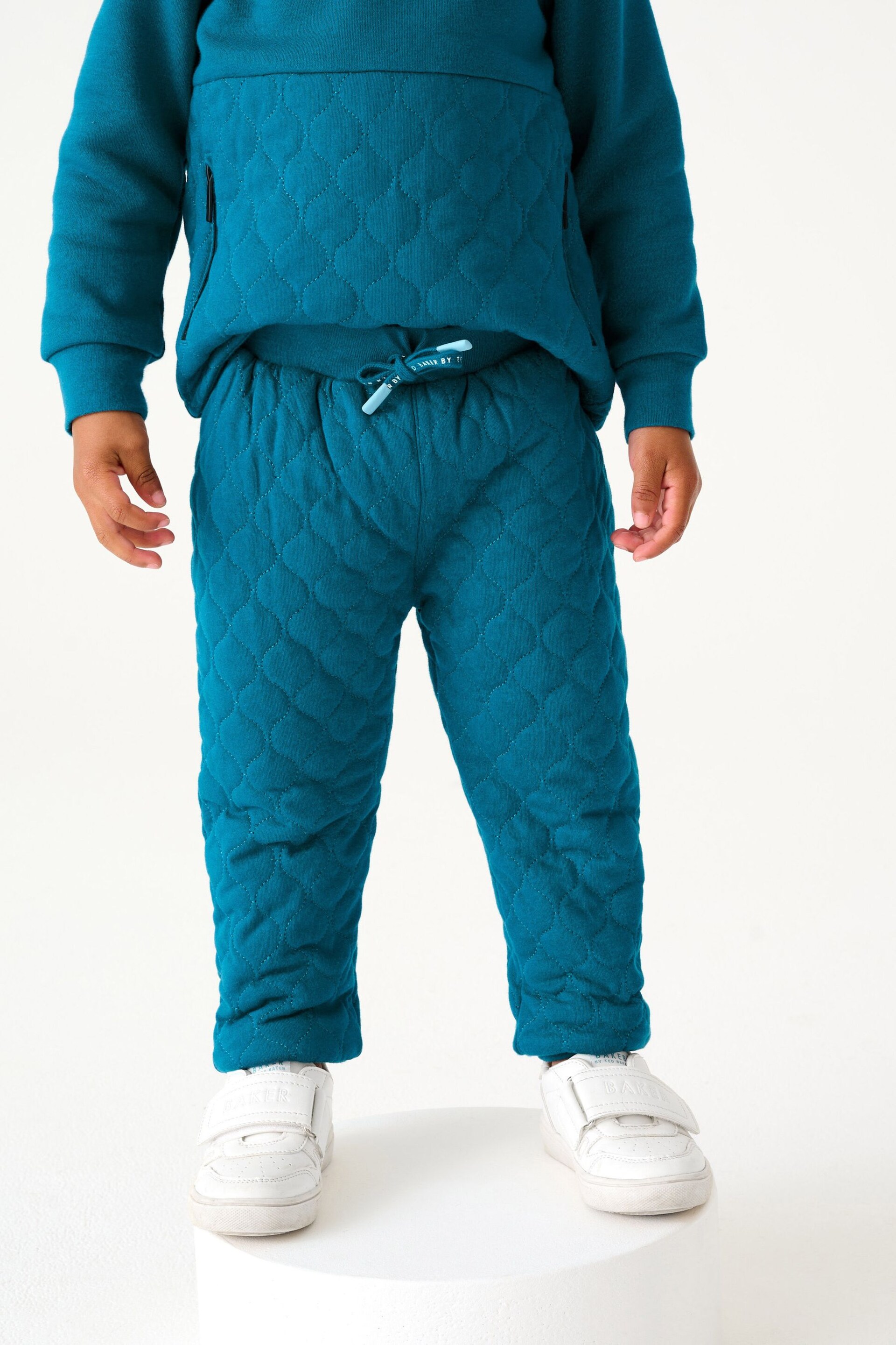 Baker by Ted Baker (0-6yrs) Quilted Sweater and Jogger Set - Image 7 of 13