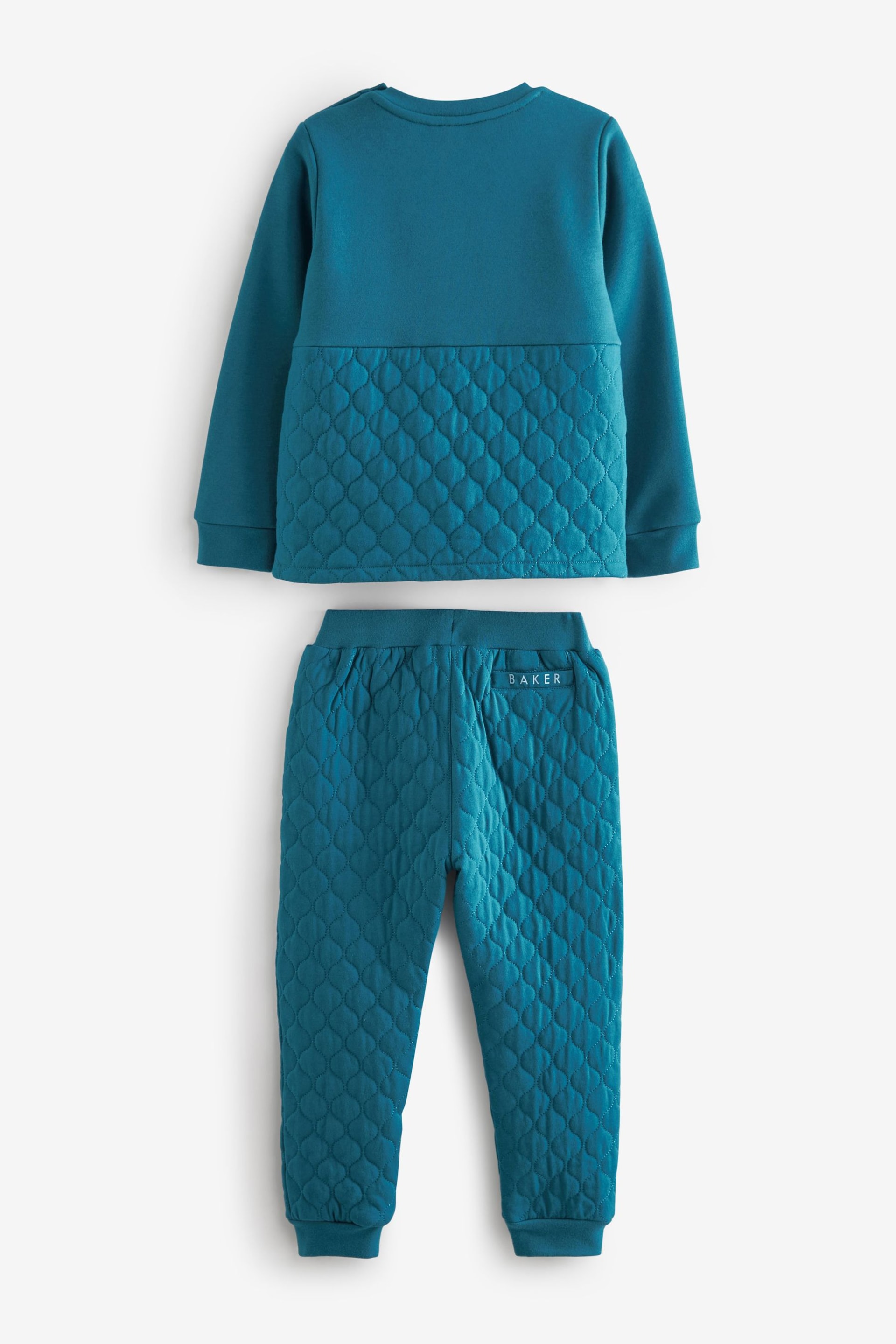 Baker by Ted Baker (0-6yrs) Quilted Sweater and Jogger Set - Image 10 of 13