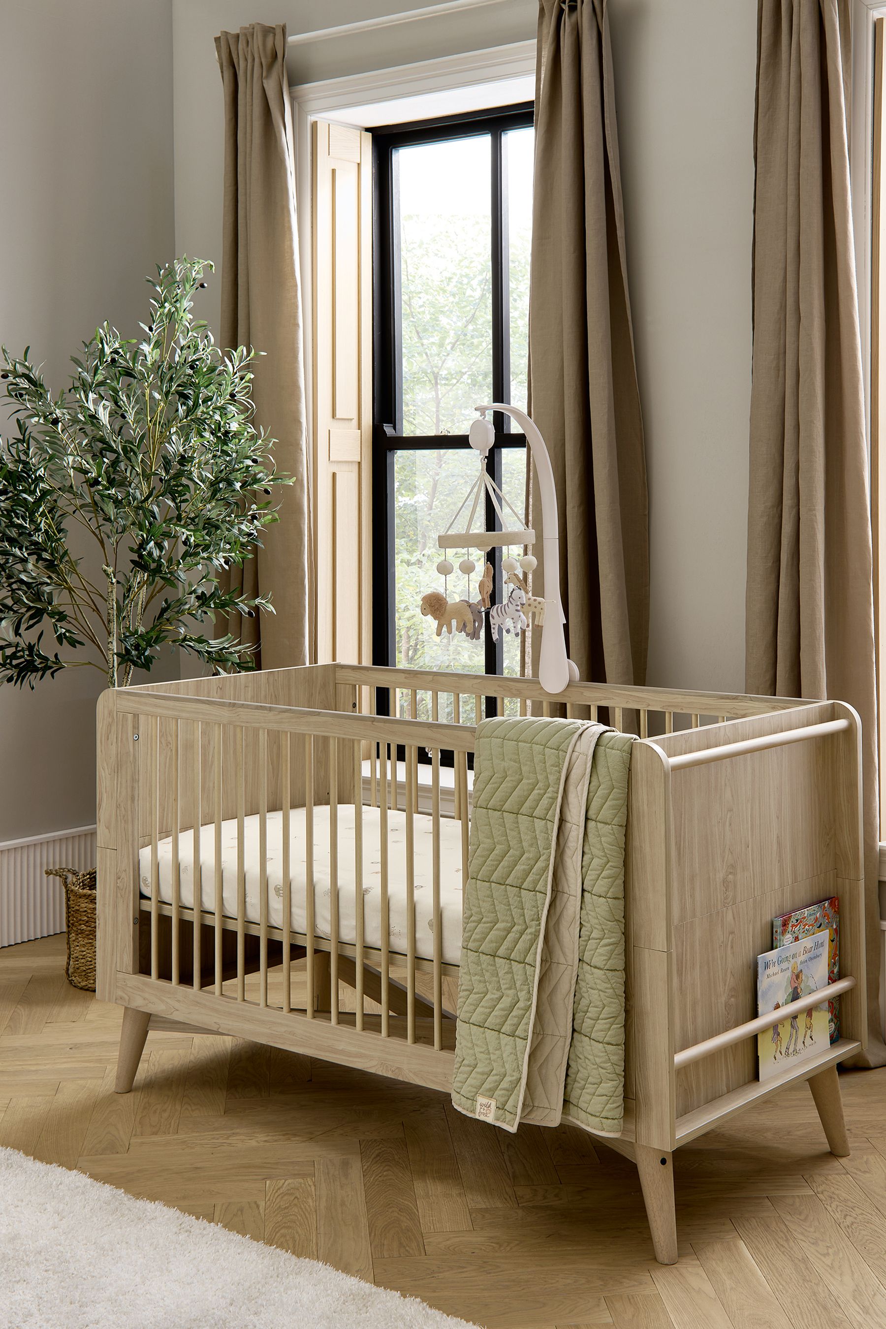 Mamas Papas Natural Coxley Cot Bed