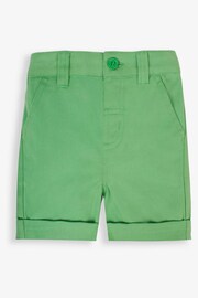 JoJo Maman Bébé Green Twill Chino Shorts - Image 1 of 2