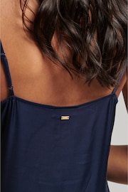 Superdry Blue Studios Satin Cami Midi Dress - Image 5 of 7