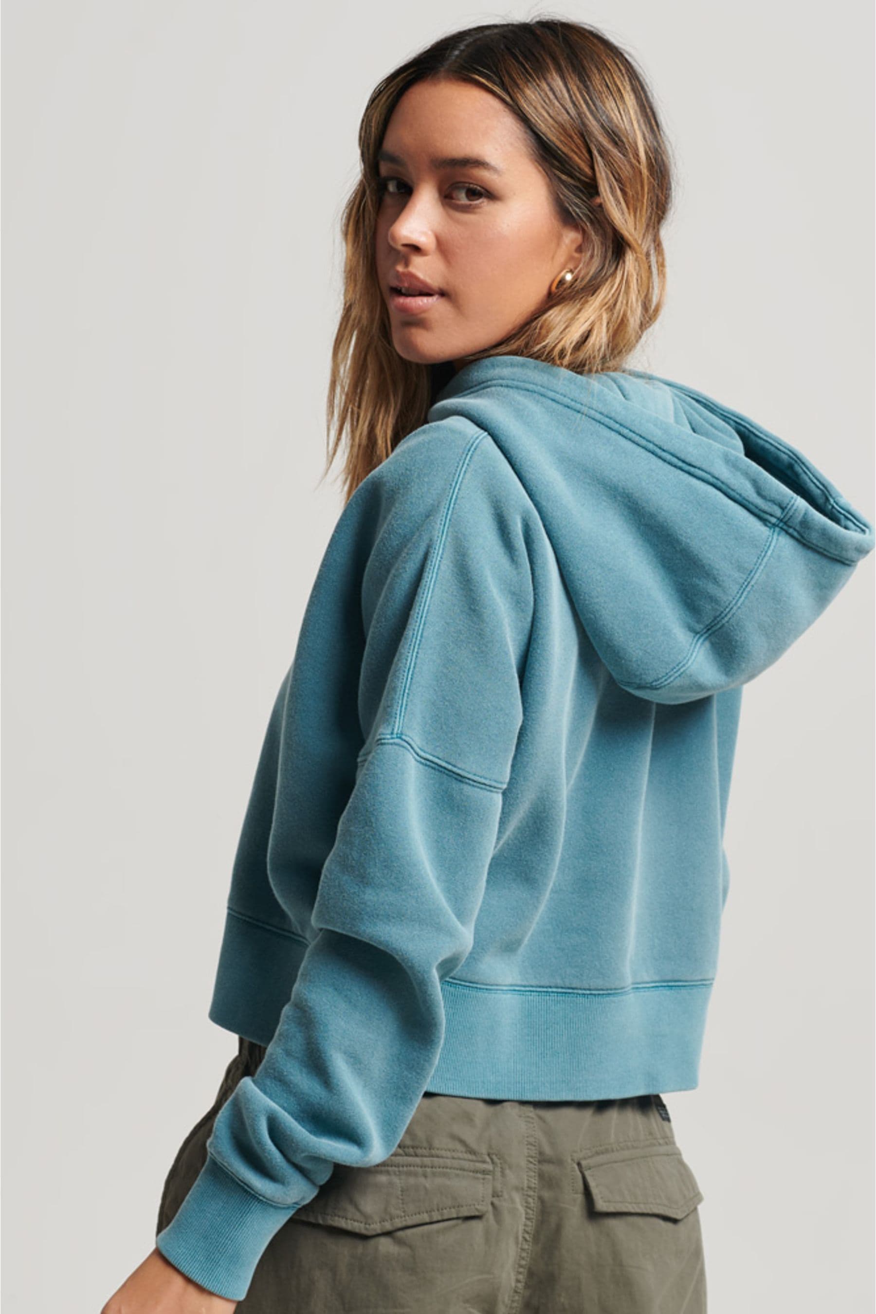 Superdry crop hoodie 2025