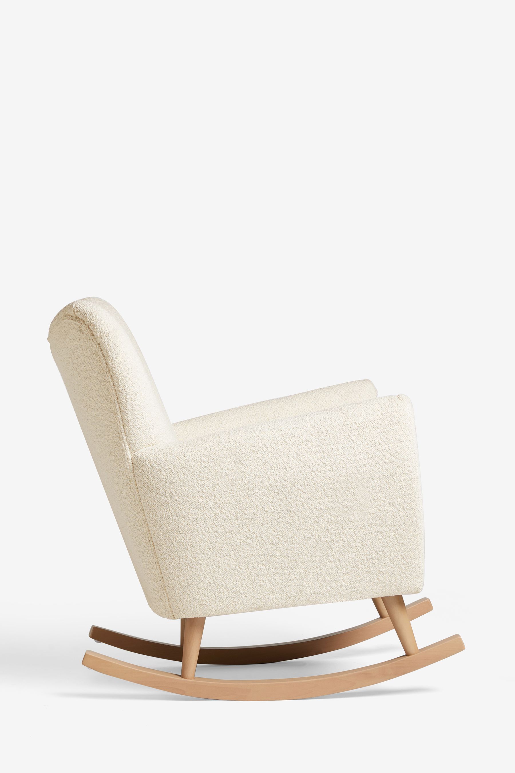 Casual Boucle Oyster Wilson Rocking Chair