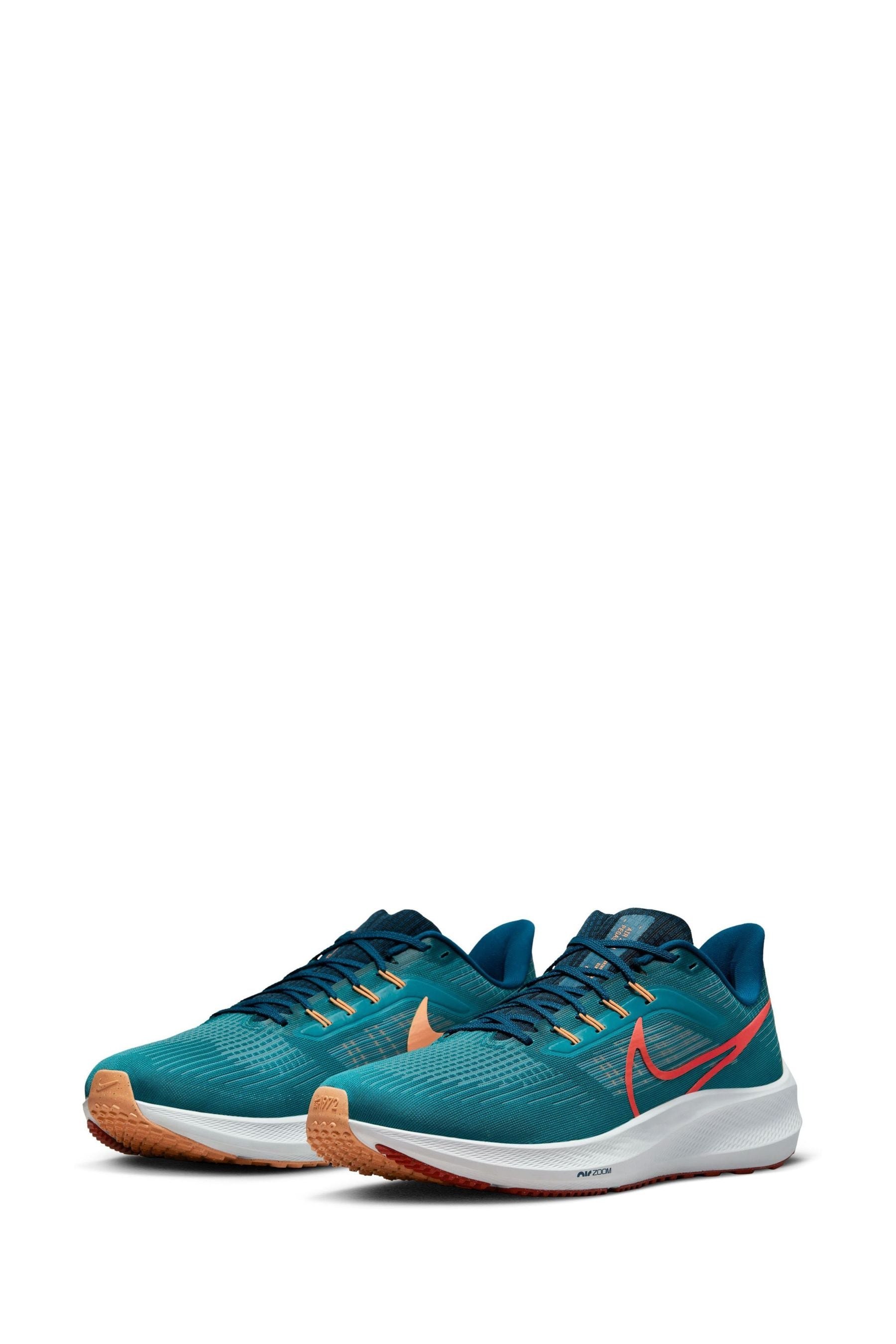 Buy Nike Teal Blue Air Zoom Pegasus 39 Running Trainers from Next Luxembourg