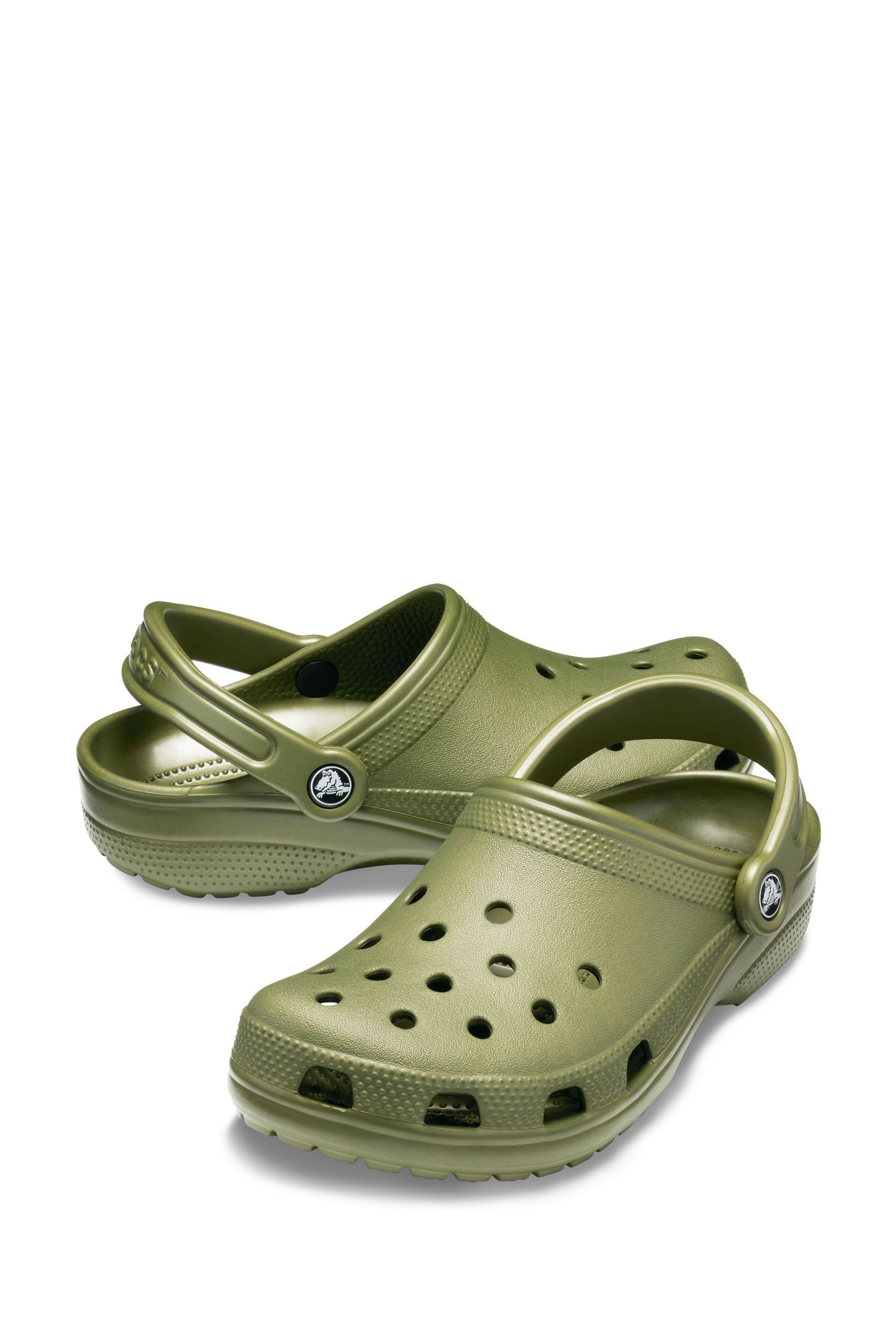 Buy Crocs Khaki Green Adults Classic Clogs from the Next UK online shop