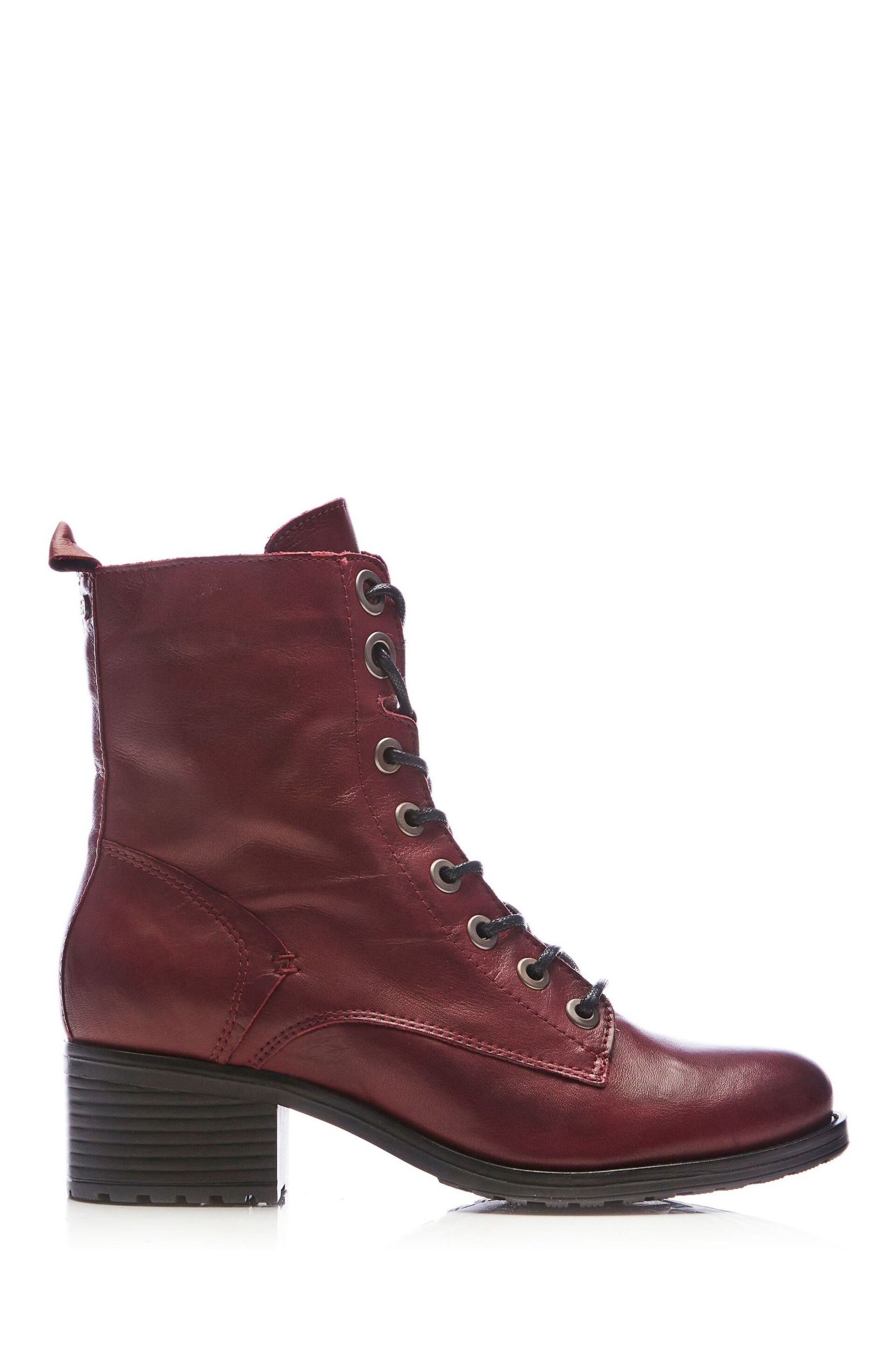 Moda In Pelle Bezzie Lace Up Leather Ankle Boots - Image 1 of 4