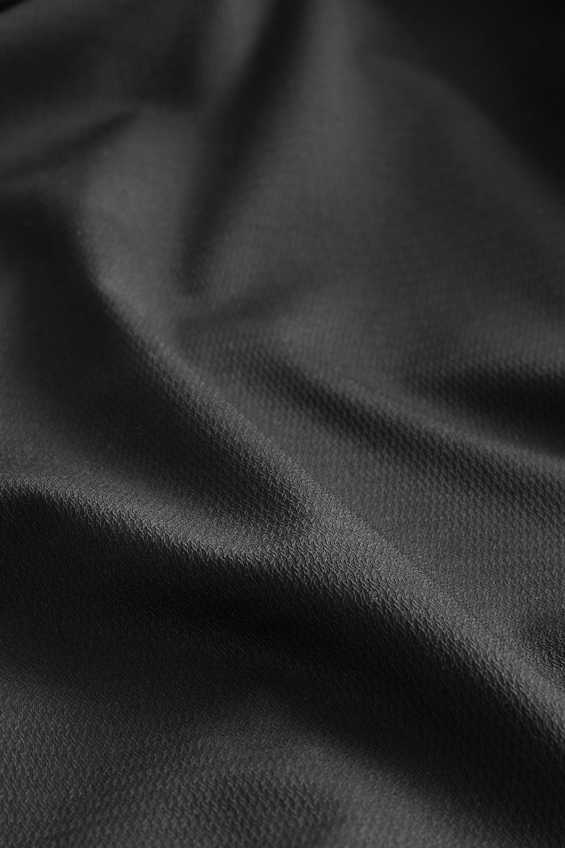 Black Regular Fit Easy Care Textured Shirt - Image 7 of 7