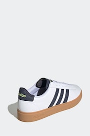 adidas White/Black Sportswear Grand Court Cloudfoam Comfort Trainers - Image 2 of 7
