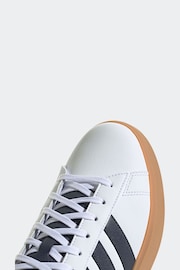 adidas White/Black Sportswear Grand Court Cloudfoam Comfort Trainers - Image 6 of 7