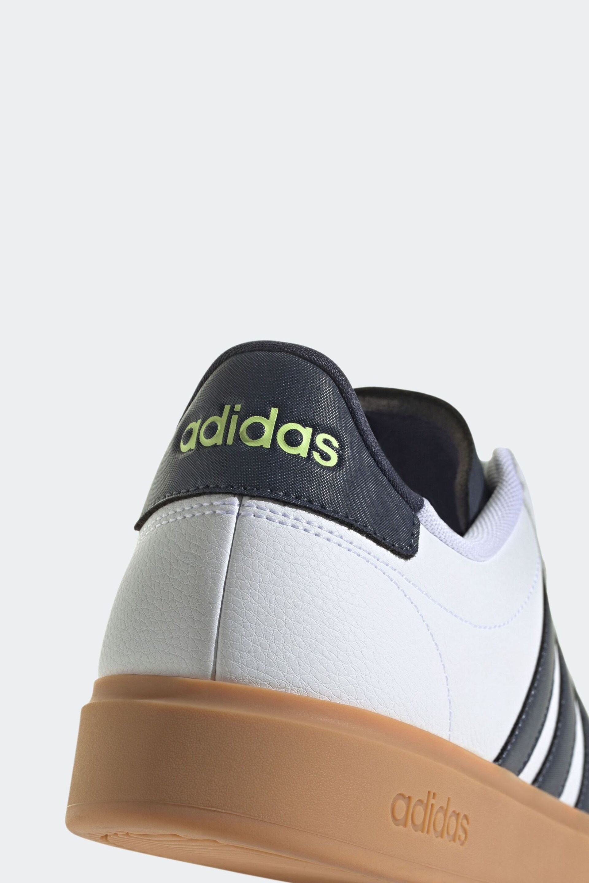 adidas White/Black Sportswear Grand Court Cloudfoam Comfort Trainers - Image 7 of 7