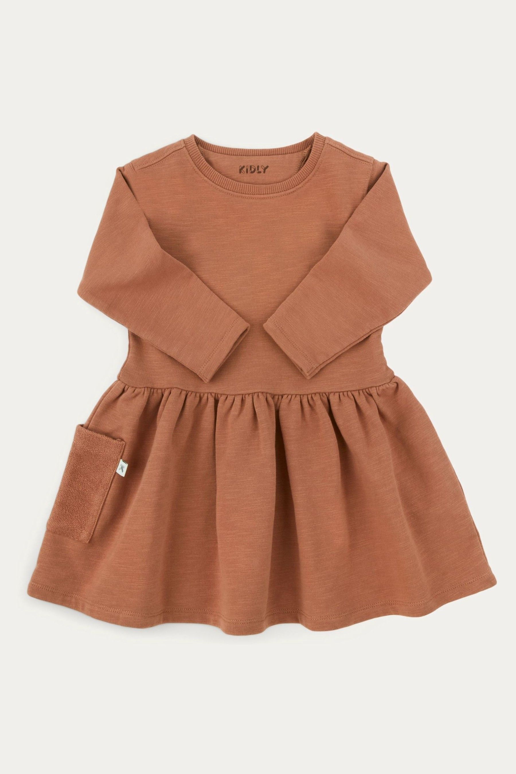 Buy KIDLY Organic Sweatshirt Dress from Next Luxembourg