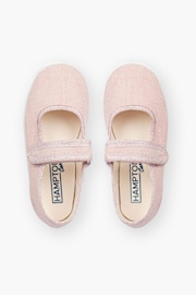 Trotters London Pink Sparkle Martha Canvas Shoes - Image 2 of 2