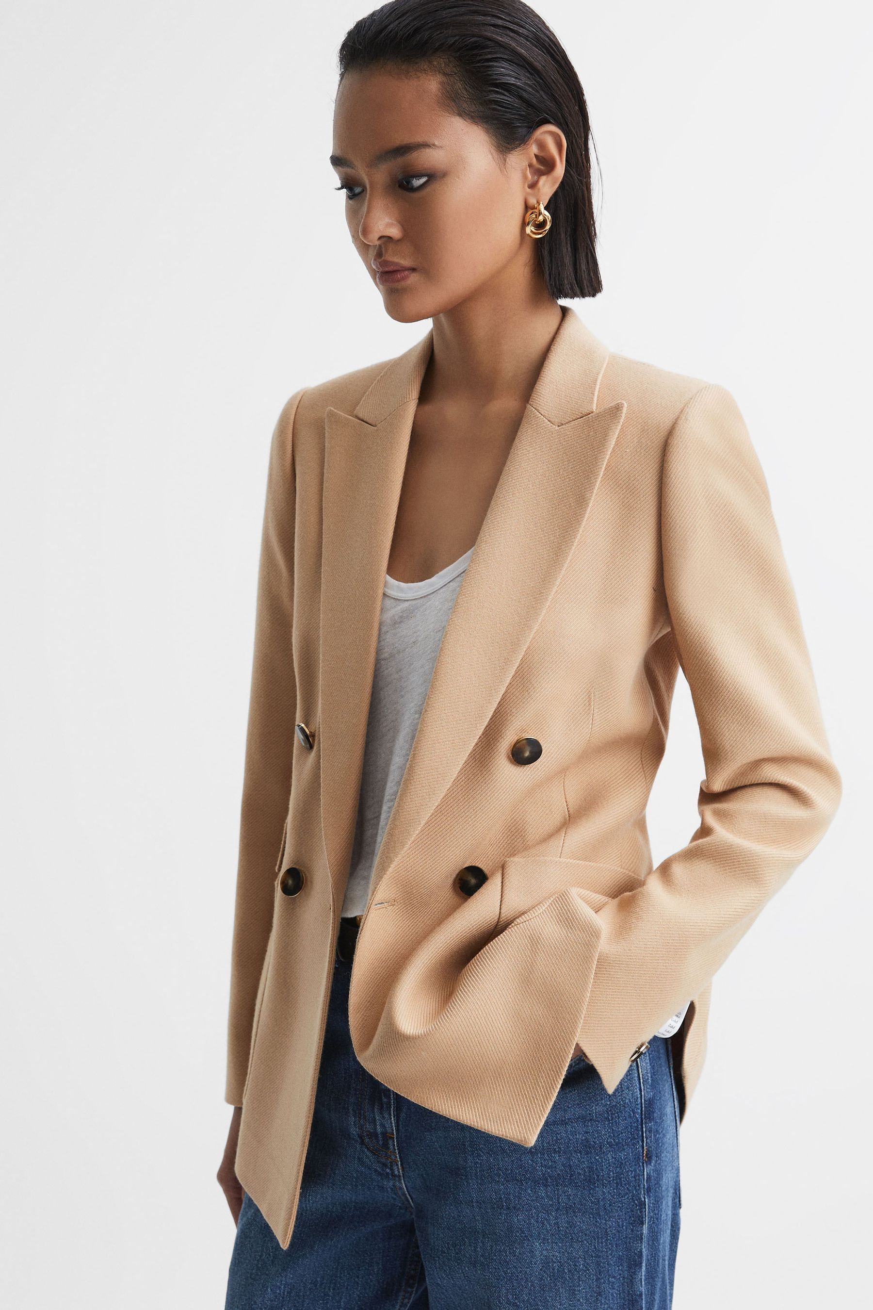 Next camel blazer sales