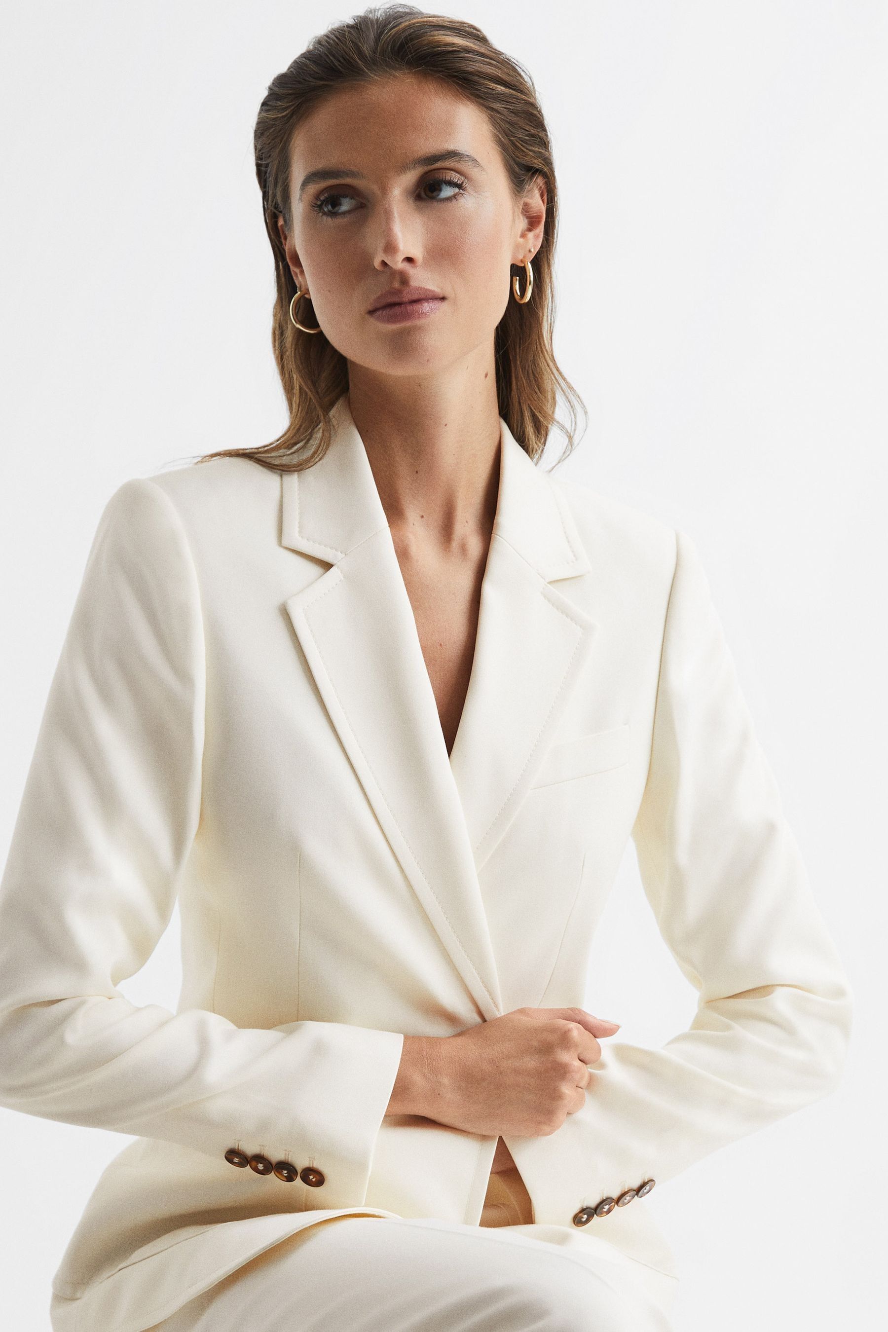 Reiss cream blazer hotsell