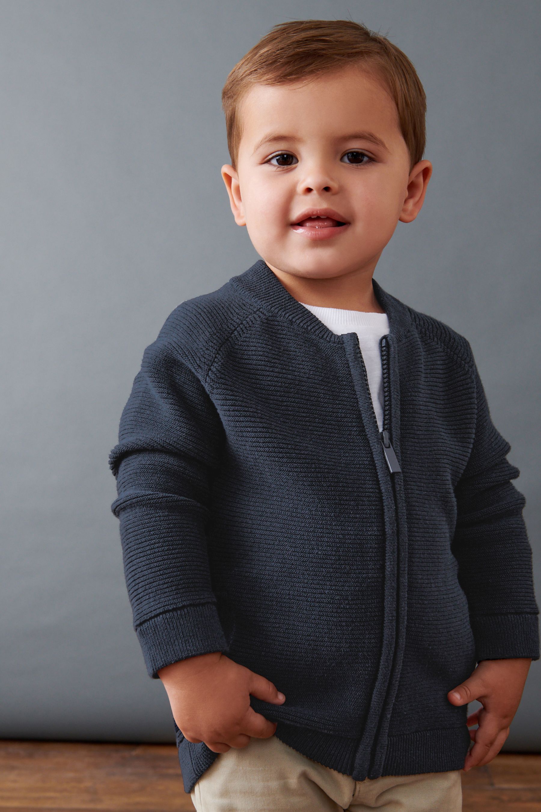 Navy cotton cardigan uk on sale