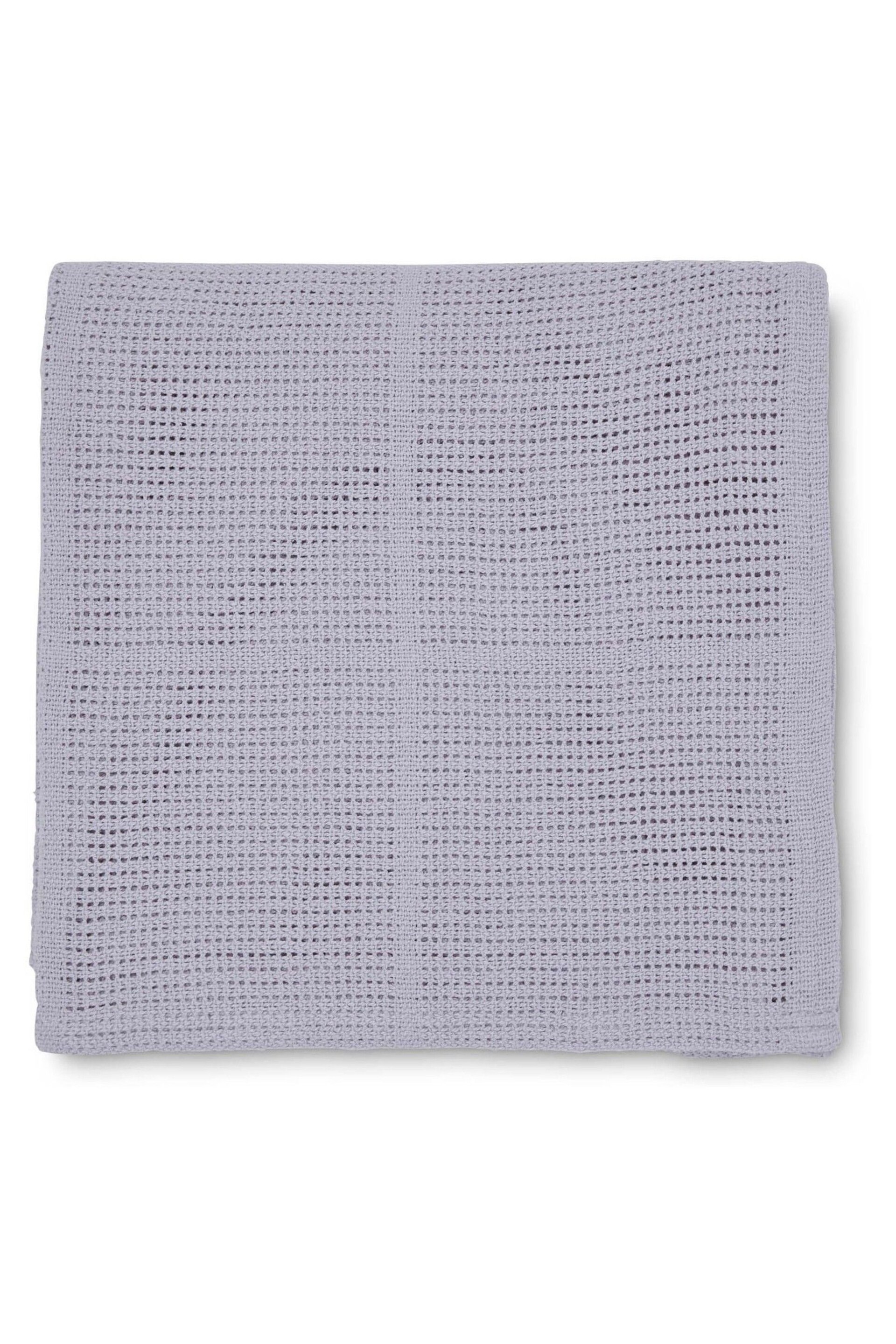 Clair De Lune White Cellular Blanket - Image 4 of 4