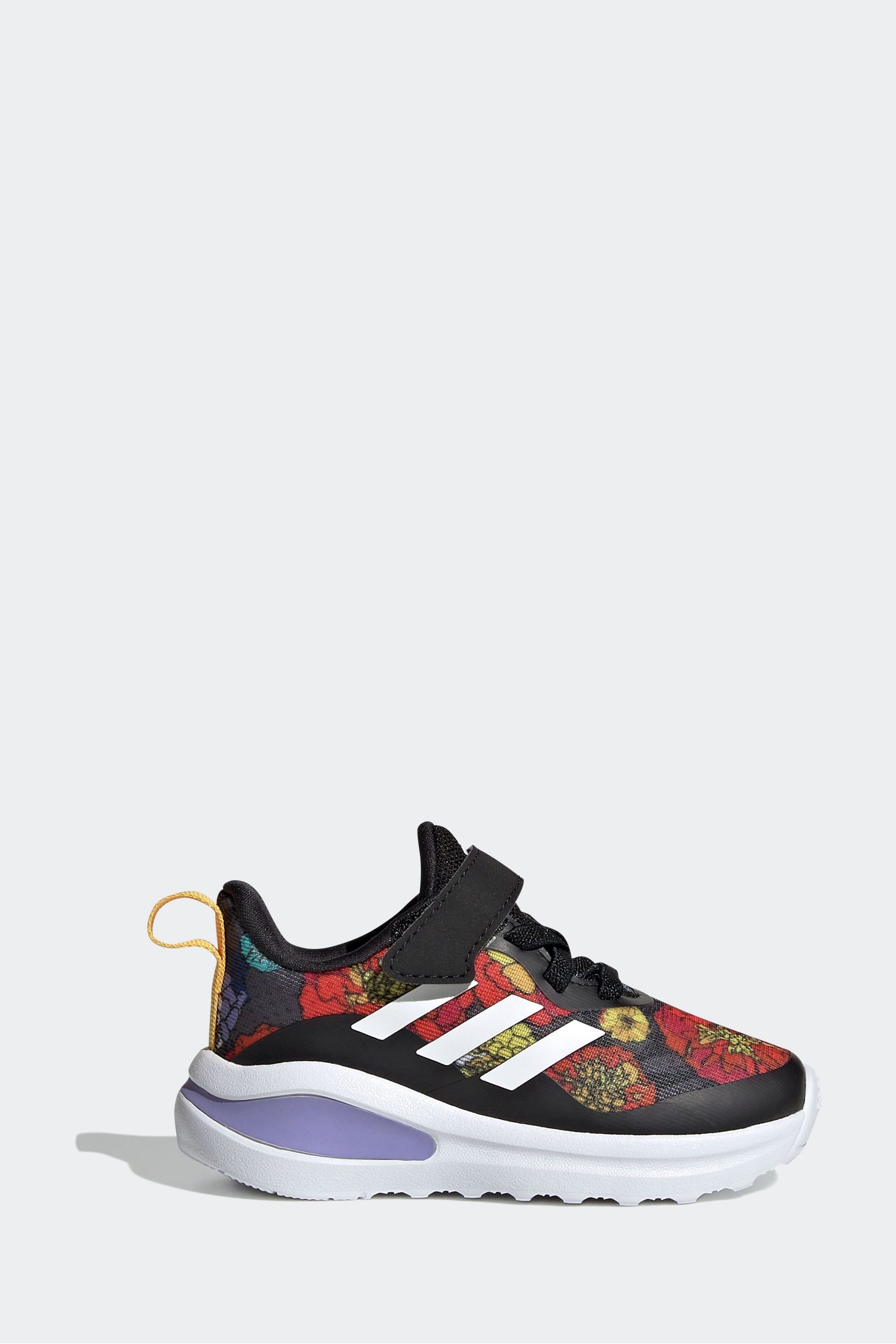 Buy adidas Black FortaRun International Womens Day Graphic Elastic Lace Top Strap Running Trainers from the Next UK online shop