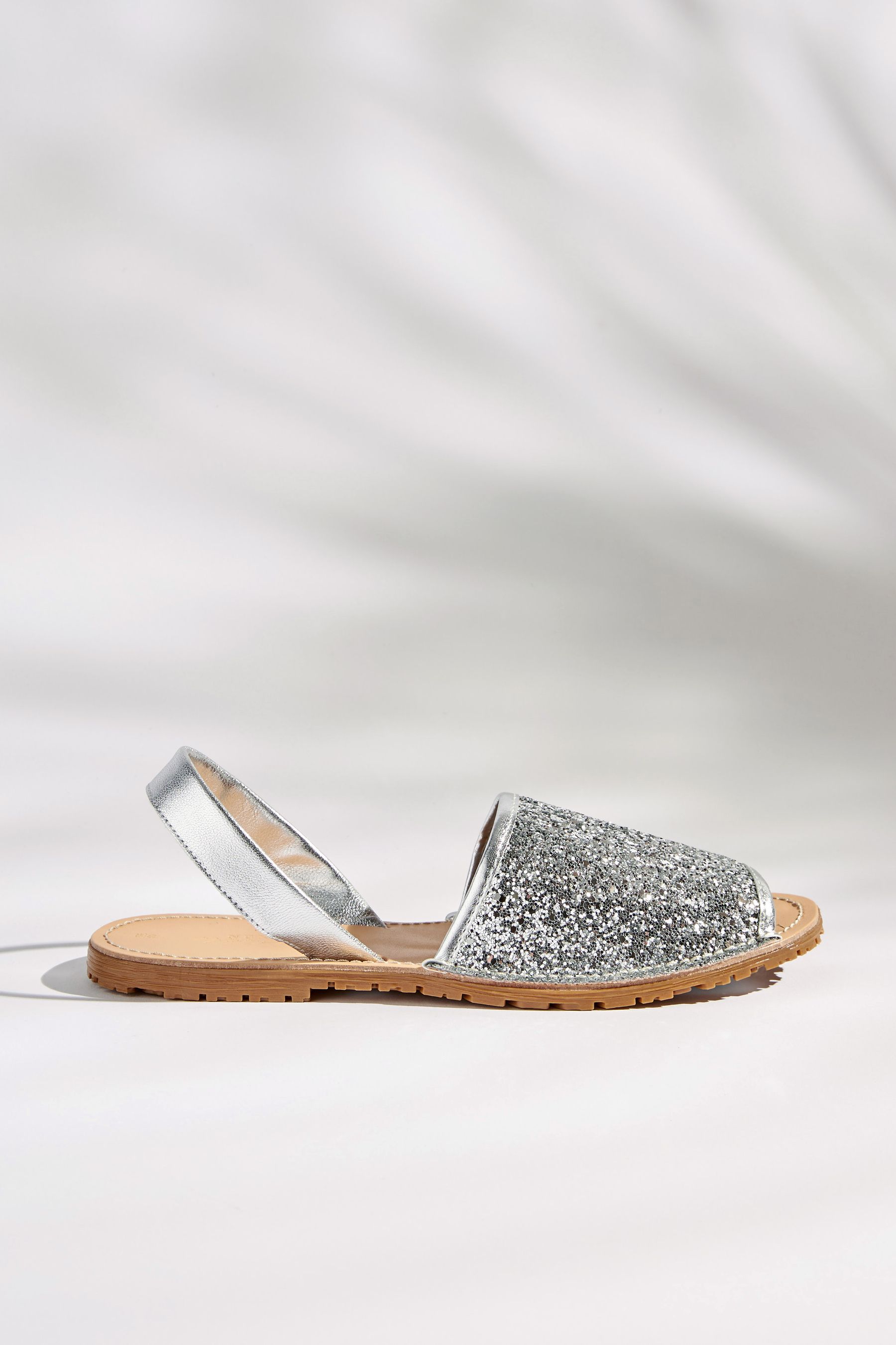 Buy Silver Regular Wide Fit Beach Sandals from Next Luxembourg