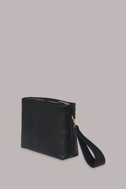 Whistles Avah Black Zip Top Clutch - Image 2 of 4