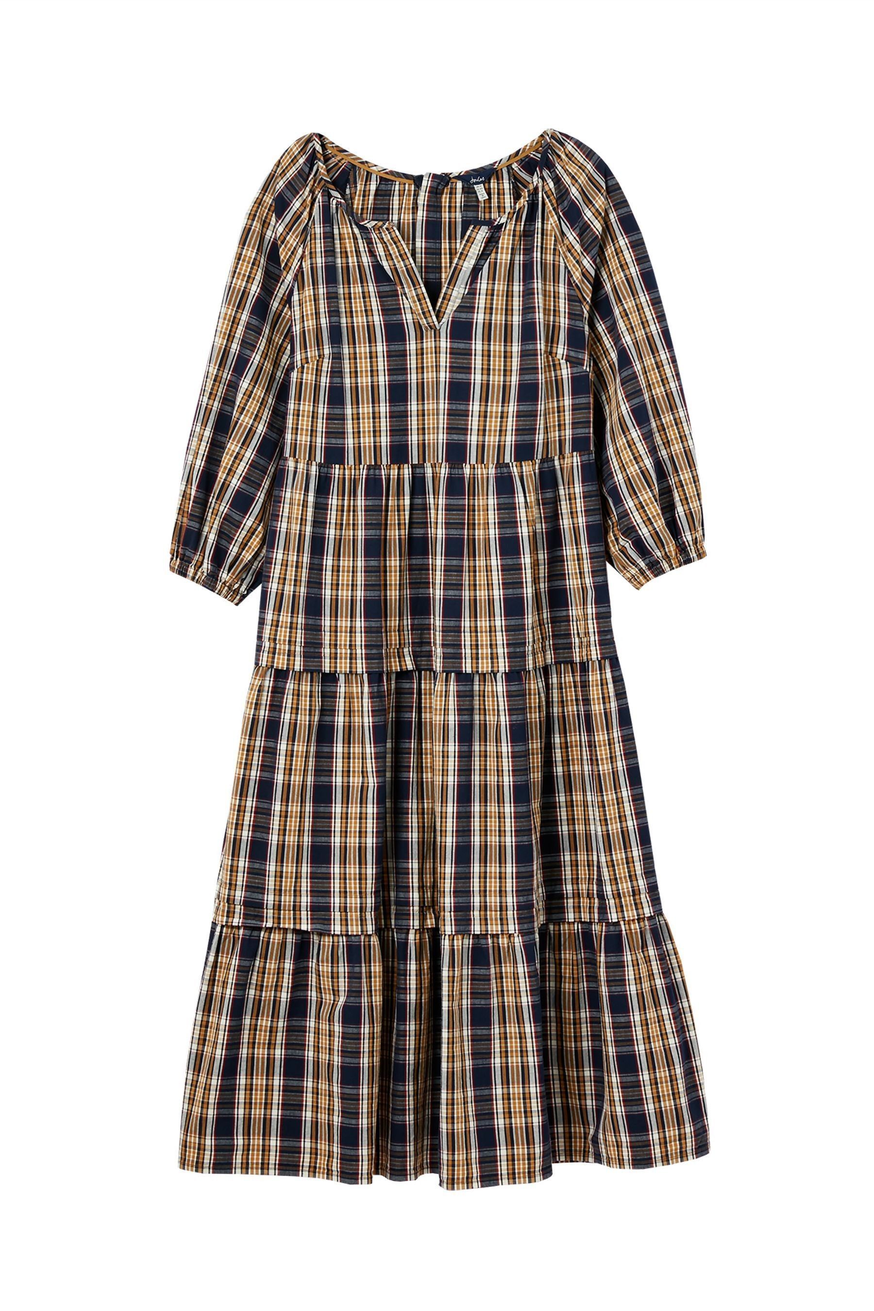 Buy Joules Blue Blair Check Dress from Next Lithuania