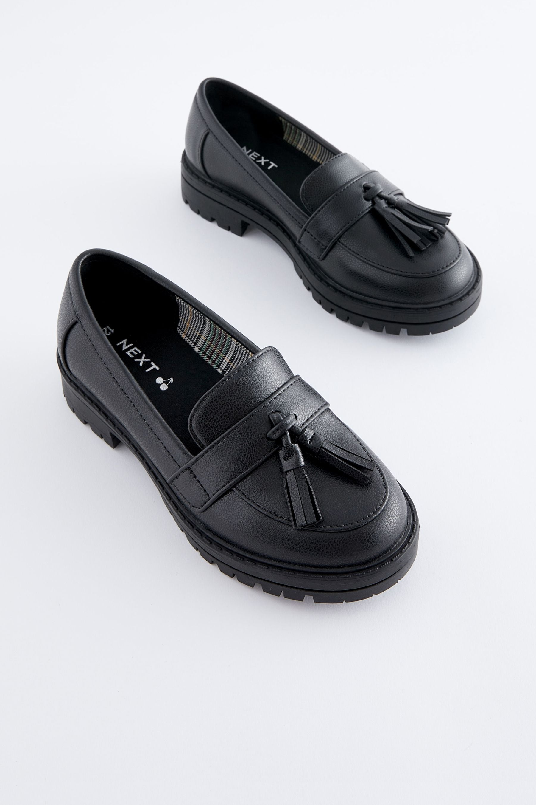 Matte black loafers shop