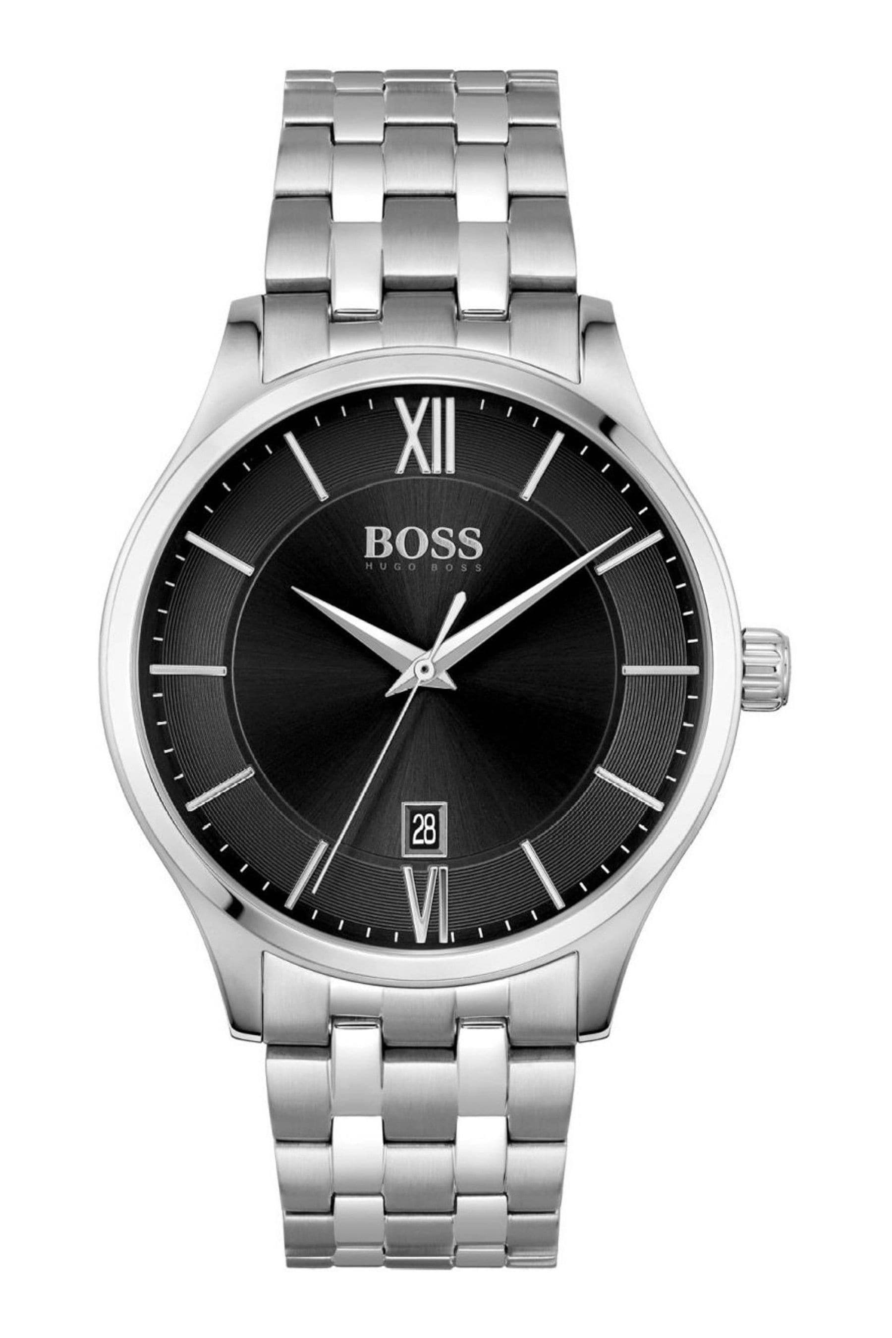 Buy BOSS Silver Gents Elite Watch from the Next UK online shop
