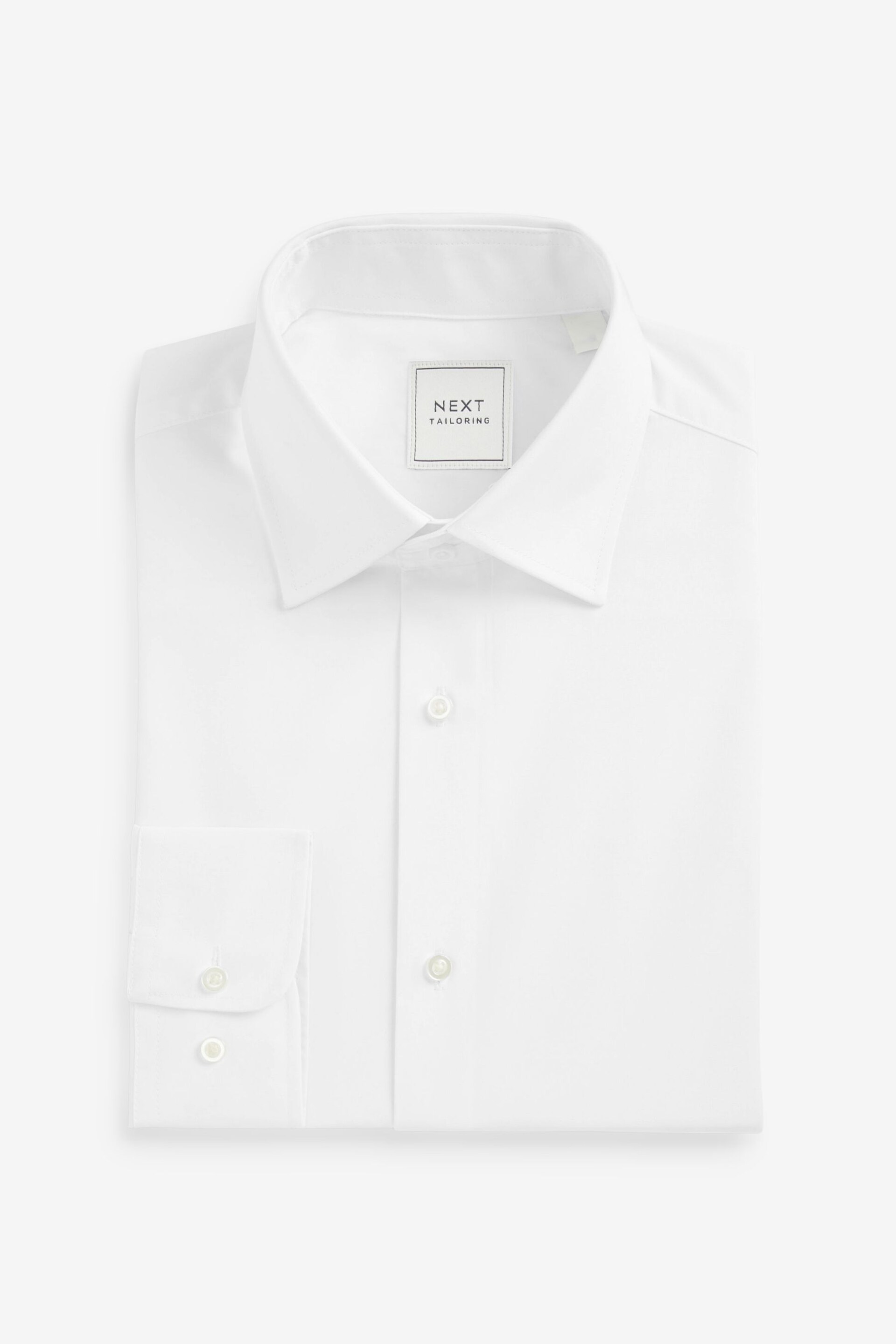 White Easy Care Shirts 2 Pack - Image 8 of 9