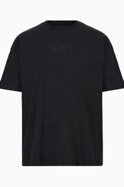 AllSaints Black Bones Short Sleeve Crew T-Shirt - Image 6 of 6