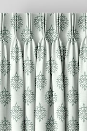 Laura Ashley Eucalyptus 100% Cotton Gower Made To Measure Curtains - Image 4 of 8