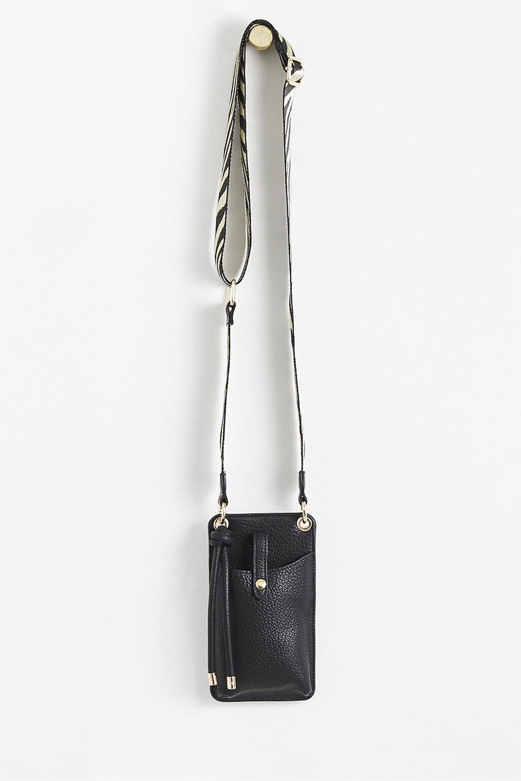 Buy Oliver Bonas Black Phone Crossbody Bag from Next USA