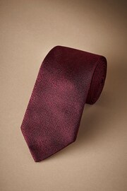 Burgundy Red Signature Made In Italy Tie - Image 1 of 3