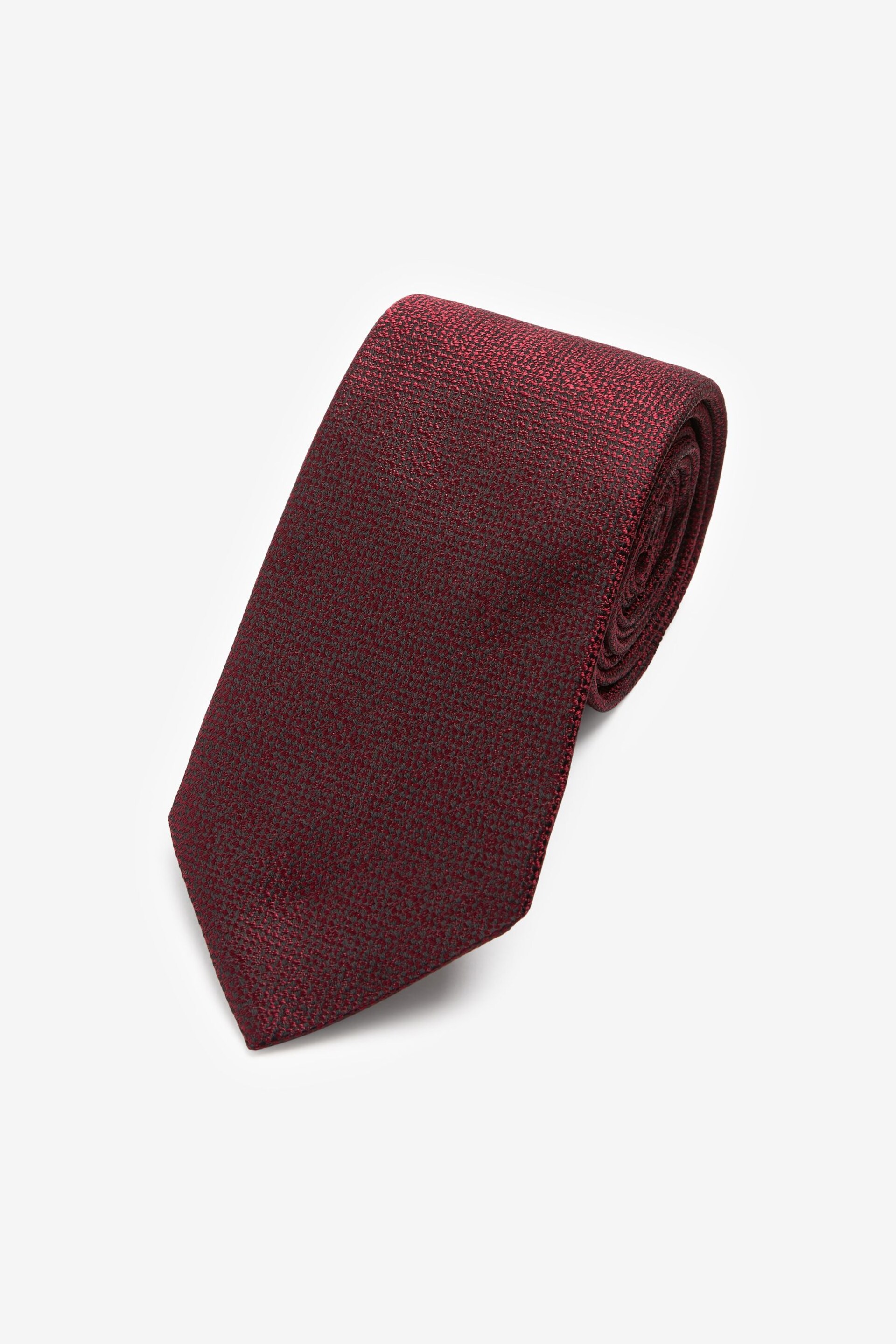 Burgundy Red Signature Made In Italy Tie - Image 1 of 3