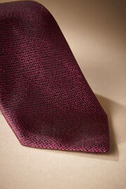 Burgundy Red Signature Made In Italy Tie - Image 2 of 3