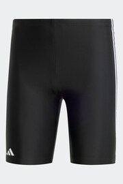 adidas Black Classic 3-Stripes Swim Jammers - Image 6 of 6