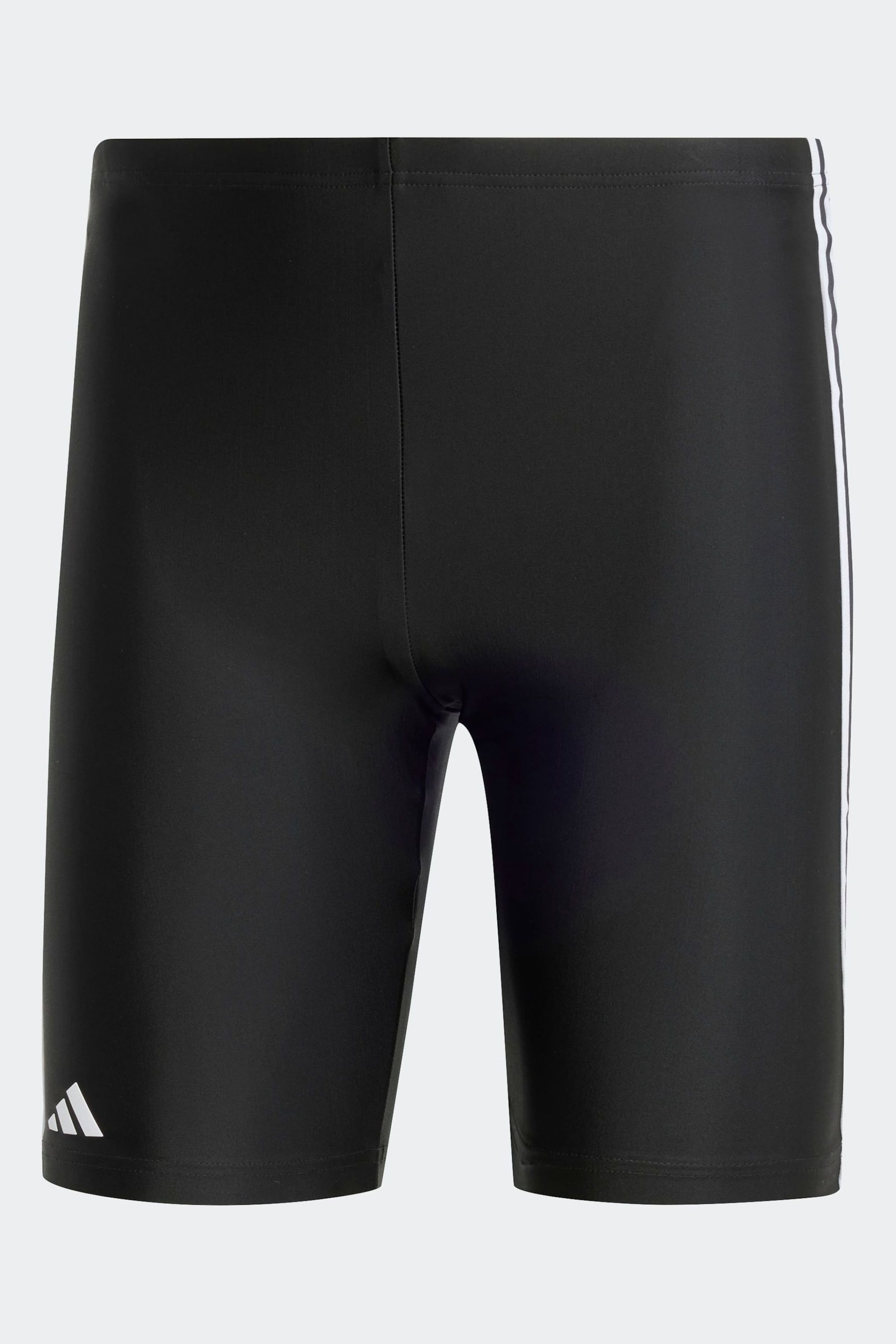 adidas Black Classic 3-Stripes Swim Jammers - Image 6 of 6