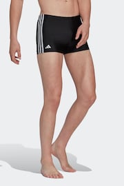 adidas Black Classic 3-Stripes Swim Boxers - Image 2 of 6