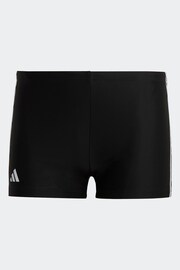 adidas Black Classic 3-Stripes Swim Boxers - Image 6 of 6