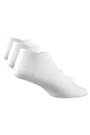 adidas Snow White Thin And Light No-Show Socks 3 Pairs - Image 4 of 10